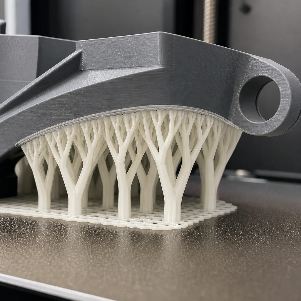 3D výtisk s podporami z rozpustného podpůrného materiálu